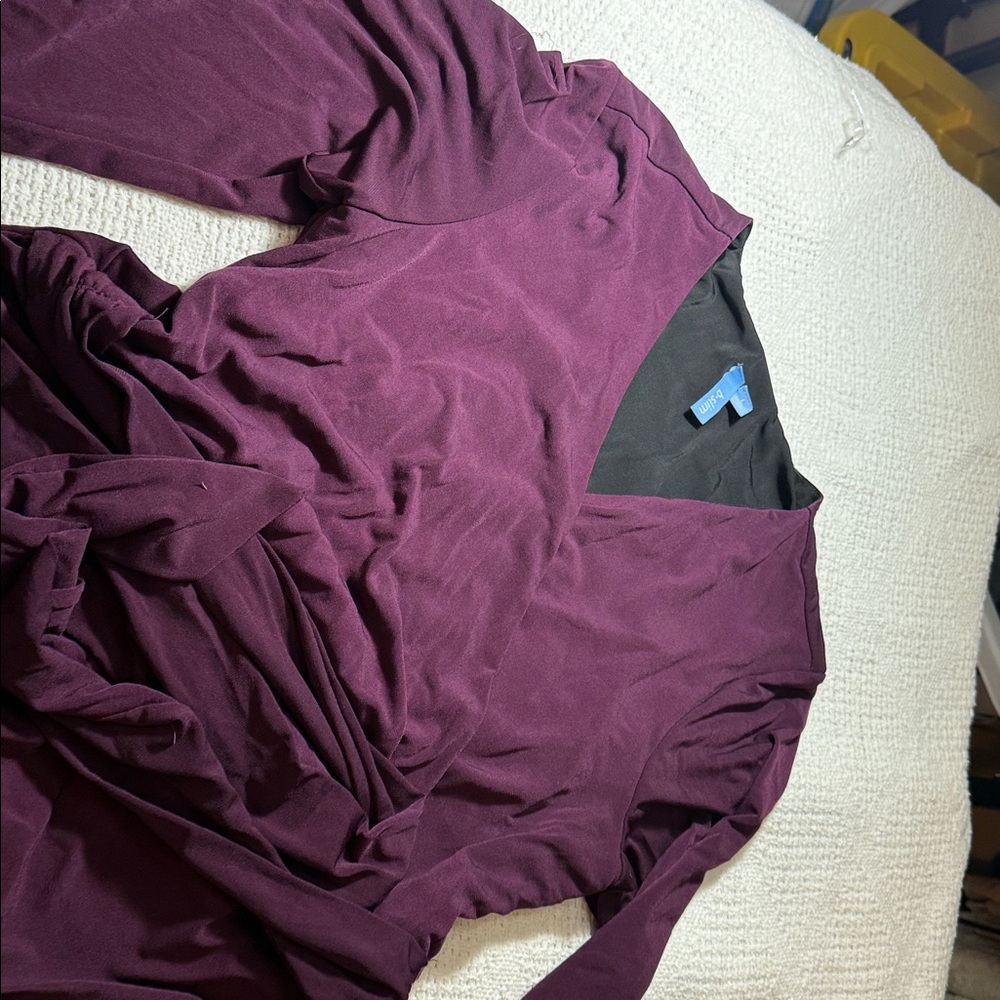 Black and Purple B-Slim Top